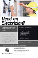 Electrical 5.5" x 8.5" Flyers by Templatecloud 