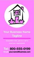 Cleaning 2" x 3.5" Business Cards by Templatecloud 