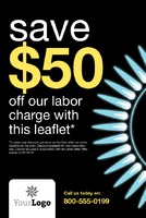 Gas Fitters 4" x 6" Flyers by Templatecloud