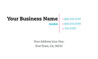 Technology 2" x 3.5" Business Cards by Templatecloud