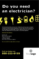 Electrical 5.5" x 8.5" Flyers by Templatecloud 