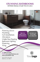 Bathroom Fitters 5.5" x 8.5" Flyers by Templatecloud 