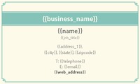 Accountancy 2" x 3.5" Business Cards by Templatecloud 
