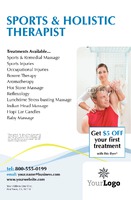 Massage 5.5" x 8.5" Flyers by Templatecloud 