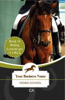 Horse Riding 5.5" x 8.5" Flyers by Templatecloud 