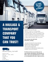 Logistics 8.5" x 11" Flyers by Templatecloud 