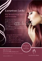 Salon 4" x 6" Flyers by Templatecloud 
