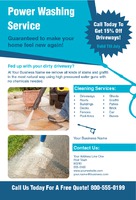 Cleaning 4" x 6" Flyers by Templatecloud 
