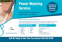 Cleaning 4" x 6" Flyers by Templatecloud 
