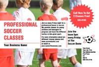 Soccer 4" x 6" Postcards by Templatecloud 