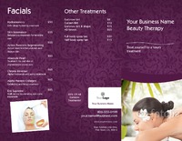 Massage 8.5" x 11" Brochures by Templatecloud 