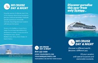 Cruise 11" x 17" Brochures by Templatecloud 