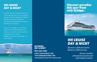 Cruise 11" x 17" Brochures by Templatecloud 