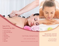 Beauty Salon 8.5" x 11" Brochures by Templatecloud 
