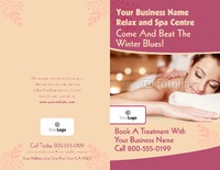 Beauty Salon 8.5" x 11" Brochures by Templatecloud 
