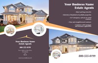 Estate Agents 11" x 17" Brochures by Templatecloud 