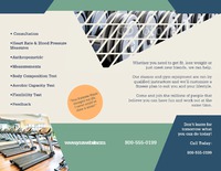 Fitness 8.5" x 11" Brochures by Templatecloud