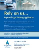 Gas Fitters 8.5" x 11" Flyers by Templatecloud 