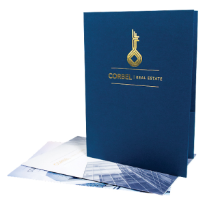 Foil Stamped Presentation Folders