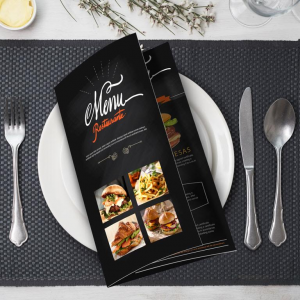 14PT Natural Uncoated Menus