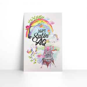 16PT Postcards + Satin AQ