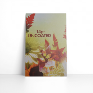 14PT Uncoated Postcards